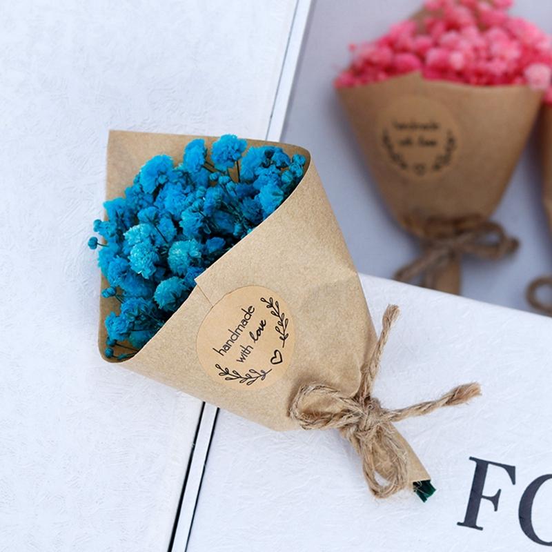 6/8pcs Mini Gypsophila Bouquets Natural Dried Flowers Bouquet For Decoration Wedding Decoration Valentine's Day
