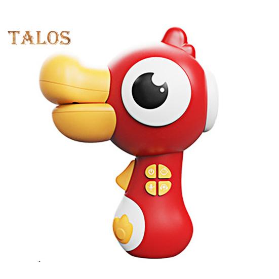 

Детская игрушка-изменение голоса утки для малышей, мальчиков и девочек, интерактивная мультяшная птица, изменяющая голос, мегафон, усилитель, диктофон, труба с разными голосами красный