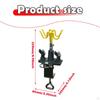 Holder Stand Sturdy Adjustable Table Edge Clamp Holds 4 Airbrushes