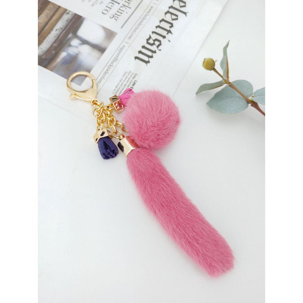 LALA Fur Charm - Růžový
