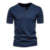 Men's Crew Neck Short Sleeve Men Casual Slim Sport Solid Color T-shirt Men