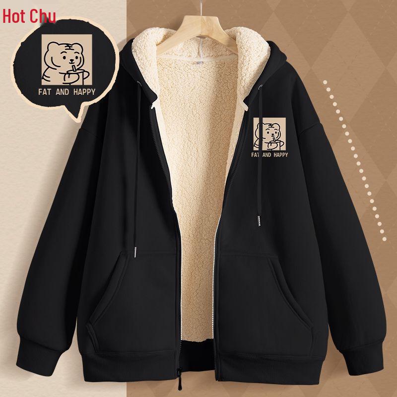 Lambswool Zipper Cardigan Coat - Thickened, Warm for Fall/Winter 2023