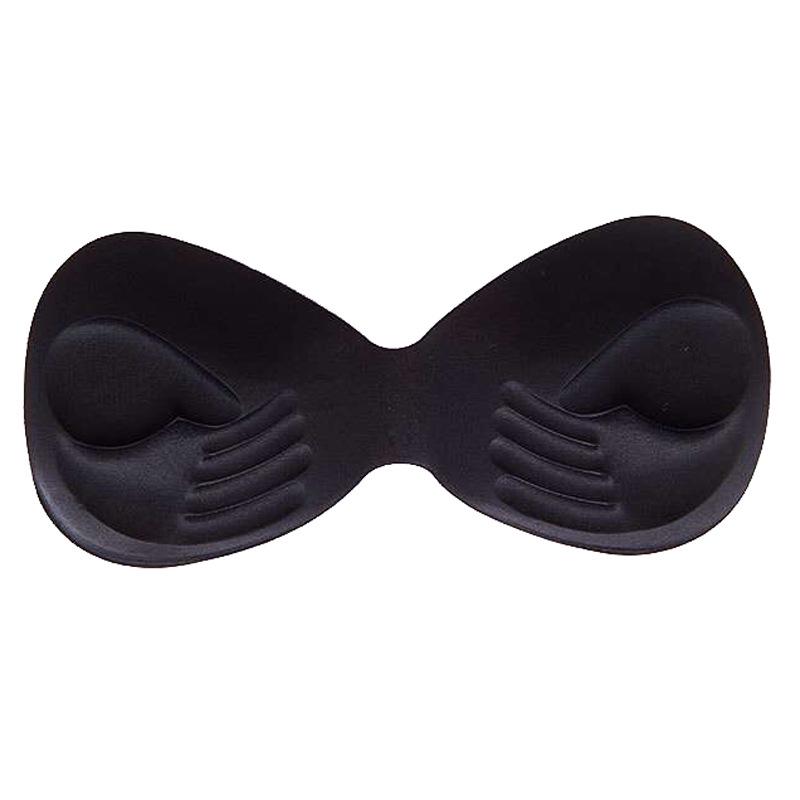 Plus Size Thickened Palm-Shaped Push-Up Heart Bandeau Bra with Padded Sponge Inserts