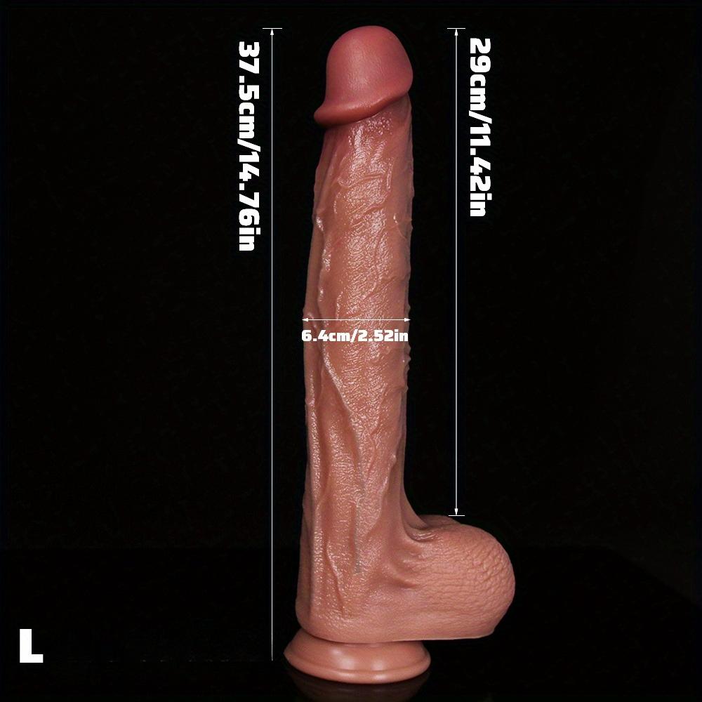 Realistic Soft Silicone Dildo – Skin-Friendly Wearable G-Spot Stimulator for Women&Couples,Flexible Lifelike Design,Hands-Free Female Masturbation Toy