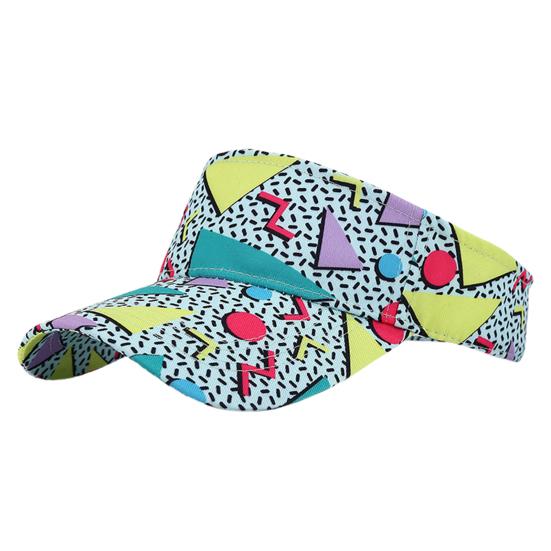 

Unisex Sun Hat Breathable Hollow Top Sun Visor Hat Adjustable Size Geometric Pattern Large Brim Outdoor Running Fitness Travel Hat зелёный