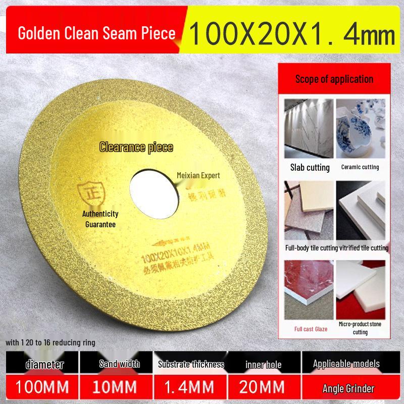 Diamond Cutting & Grinding Disc Set for Electric Drills: Small Saw Blade for Tile, Grout, Stone, and Carving.