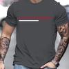 Men's Summer Short Sleeved T-shirt 100% Cotton High Street Loose Fashion High Quality Short Sleeve Loose Sports Shirt