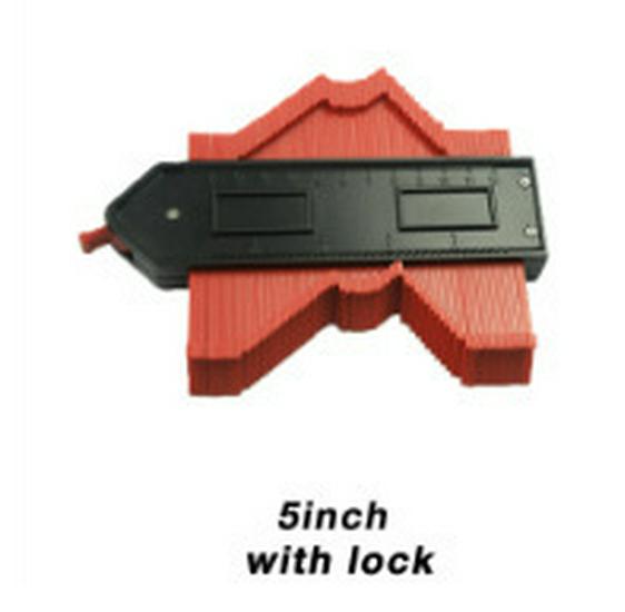 10-Inch Contour Gauge: Arc Ruler & Angle Finder for Woodworking & Curve Profiling