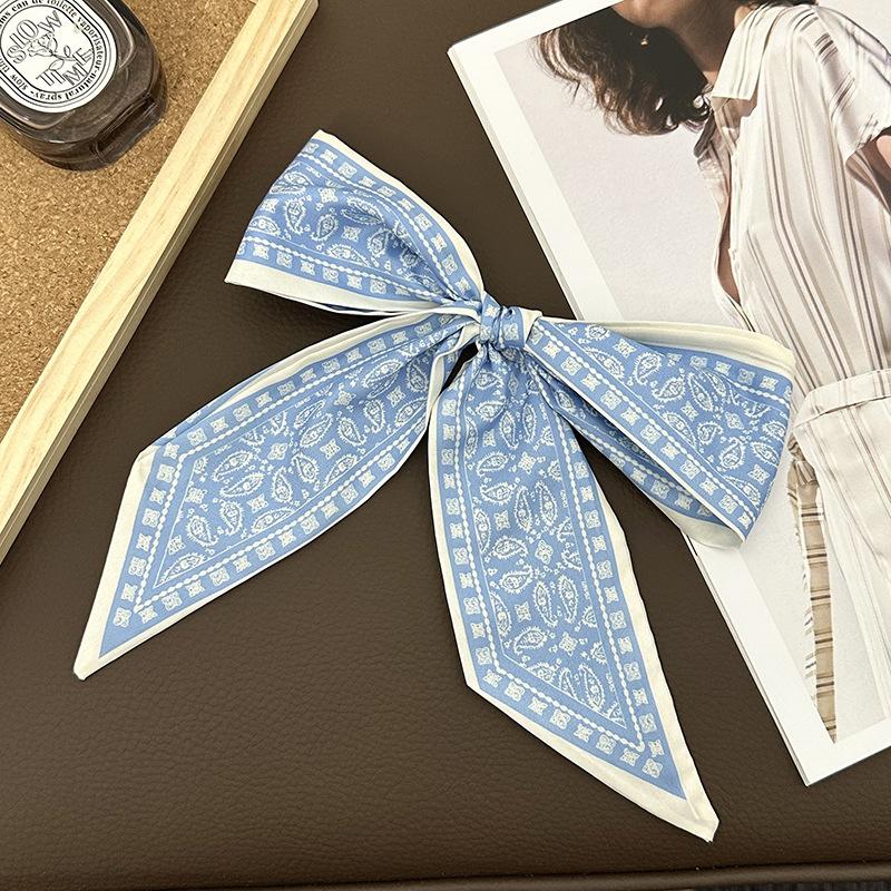 Cashew flower silk scarf, high-end decorative scarf, small fresh binding bag accessories, souvenir streamer, headscarf, headband, hair tie