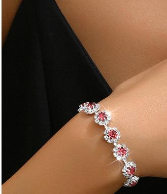 2026 Jewelry Necklace Earrings Bracelet Three-piece Full Diamond Flower Bridal Jewelry Set Dress Accessories