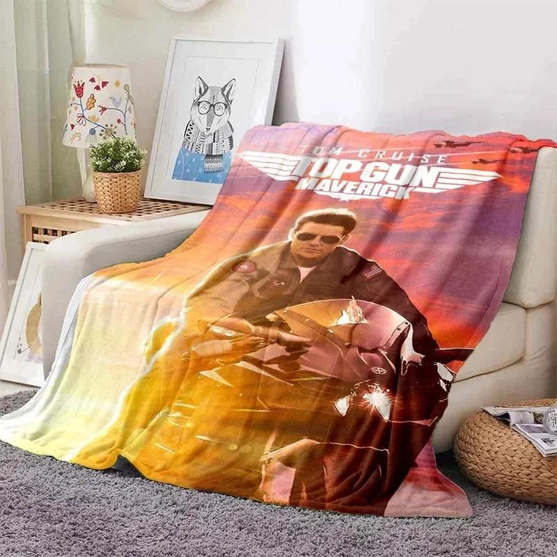 New Fashion Movie Top Gun: Maverick Soft Flannel Blanket For Bedroom Sofa Picnic,Throw Blanket Cover Outdoor Entertainment Gift