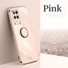 Luxury Plating Gold Frame Phone Case On For Oppo Realme 8 Pro 4g Realme8 8pro Soft Silicone Tpu Back Cover