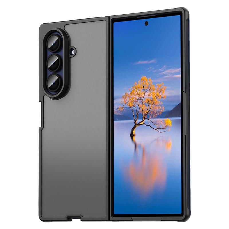 Samsung Galaxy Z Fold 7 Phone Case, Matte Shockproof Phone Case Cover for Samsung Galaxy Z Fold 7 чёрный