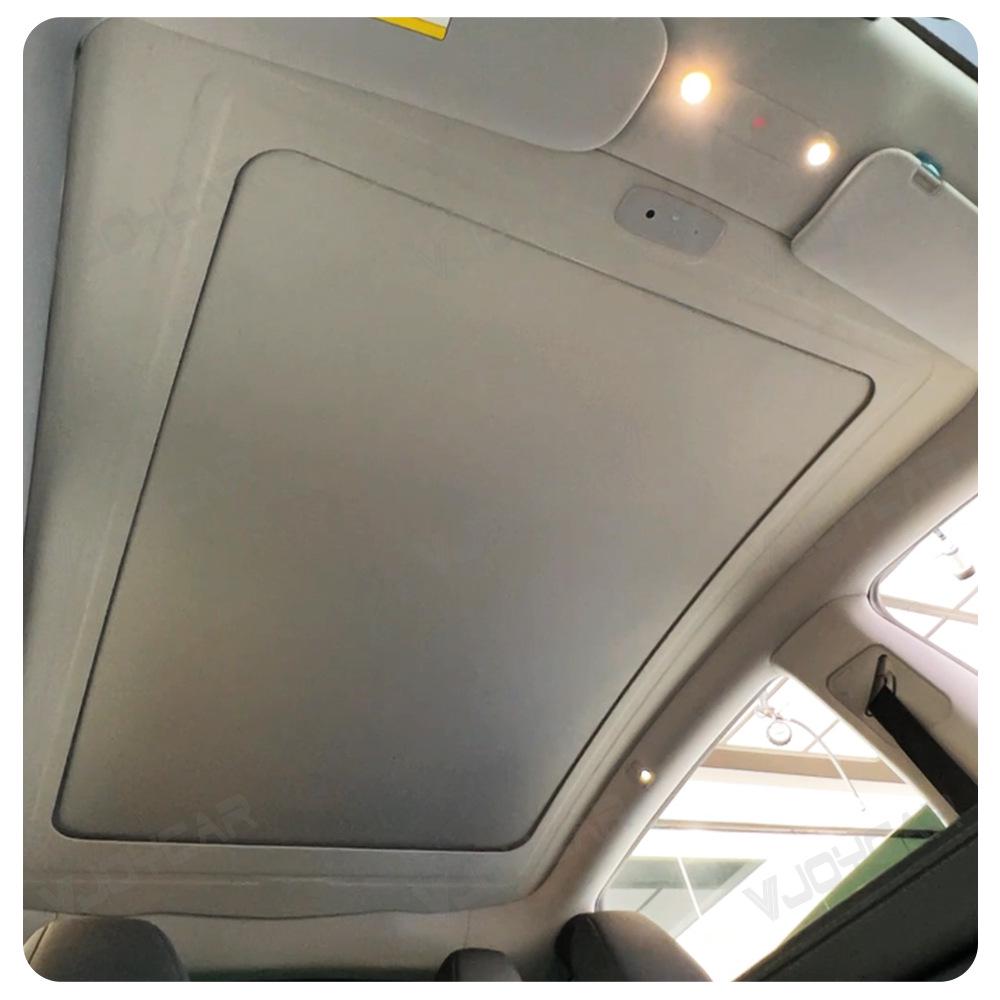 Tesla Model Y Sunshade with Gesture and Voice Recognition for Enhanced Sun Protection