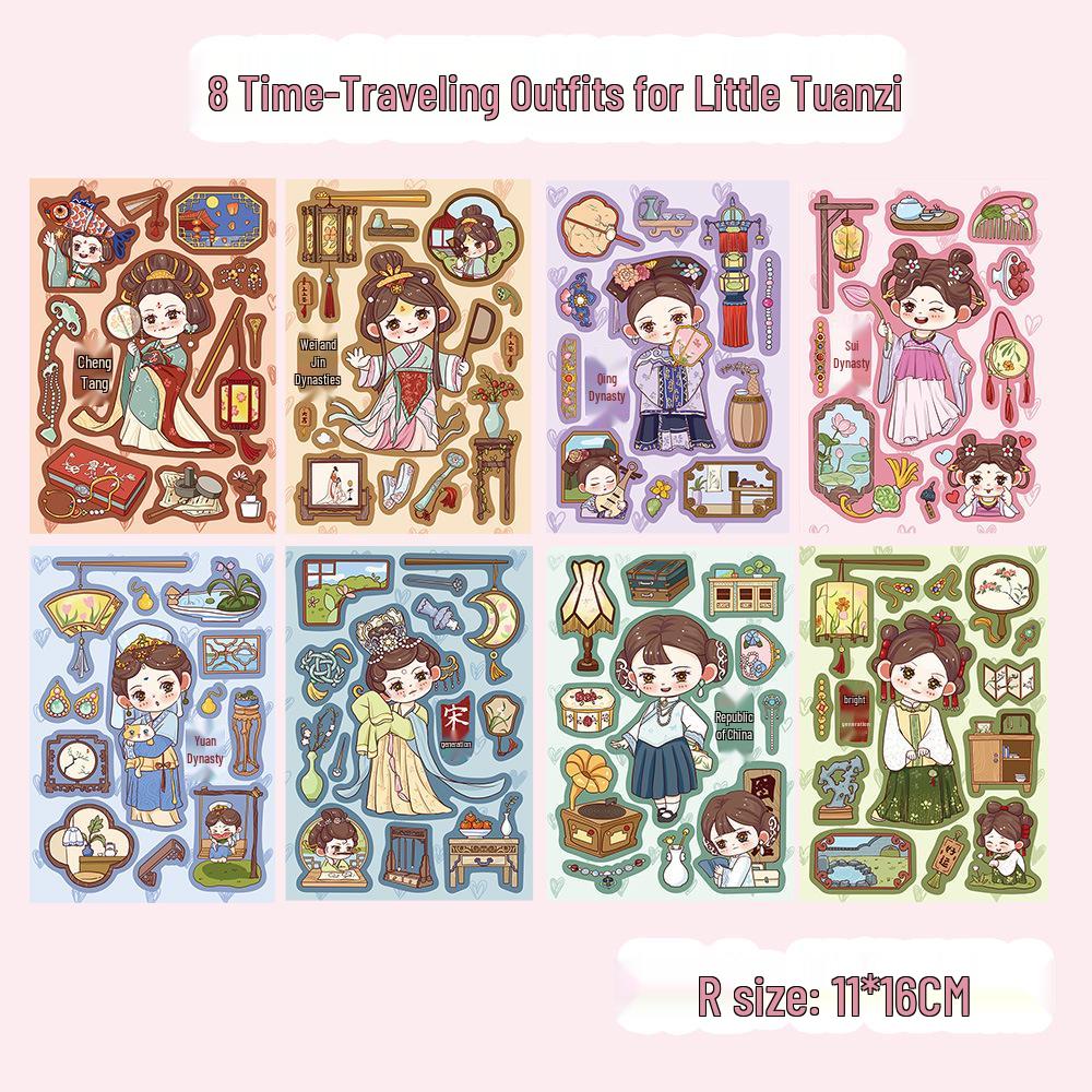 DIY Cute Animal Illustration Stickers for Phone Case - Thousand Layer Collection