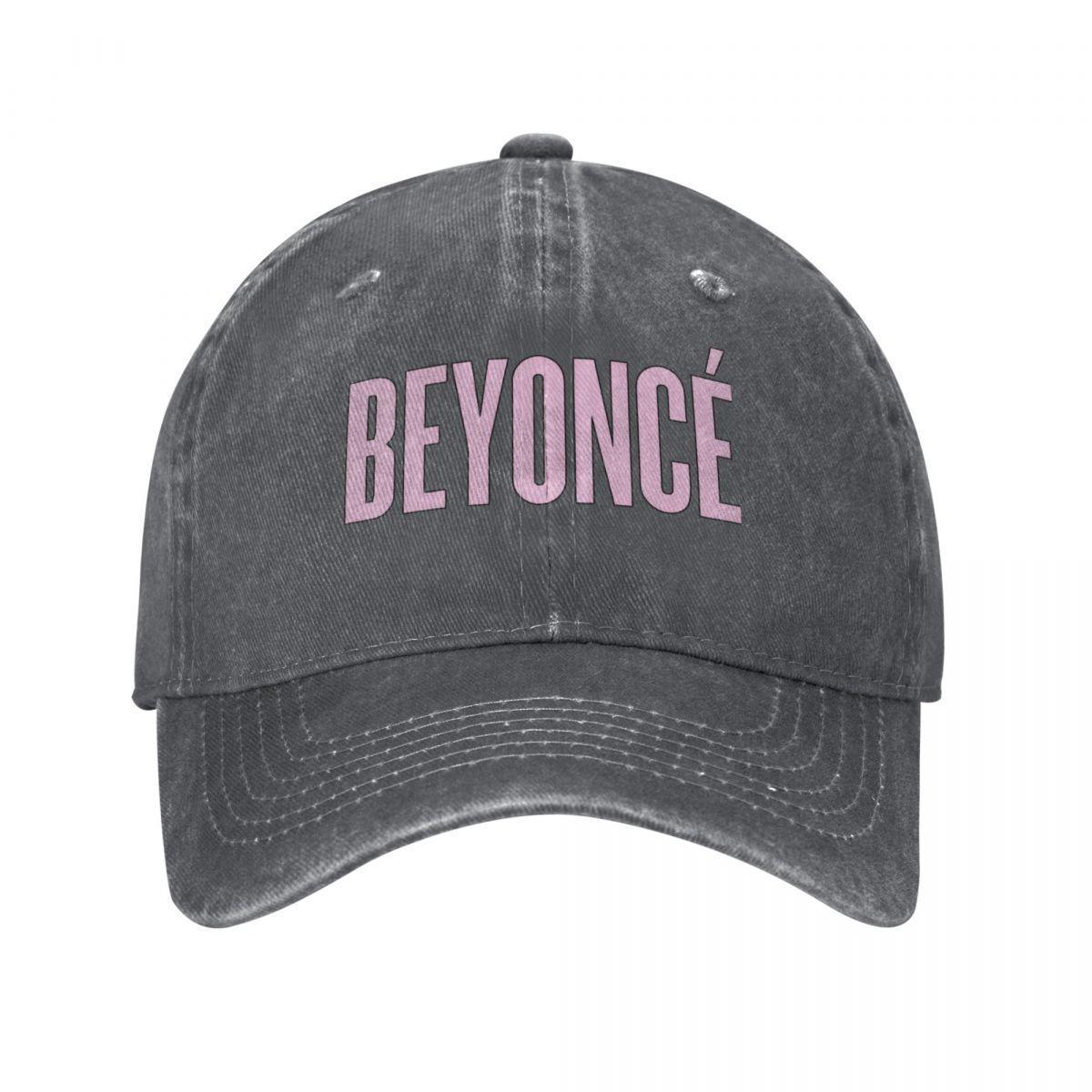 

Vintage Beyonce Baseball Caps Men Women Distressed Washed Snapback Hat Outdoor Activities Caps Hat Adjustable темно-сірий