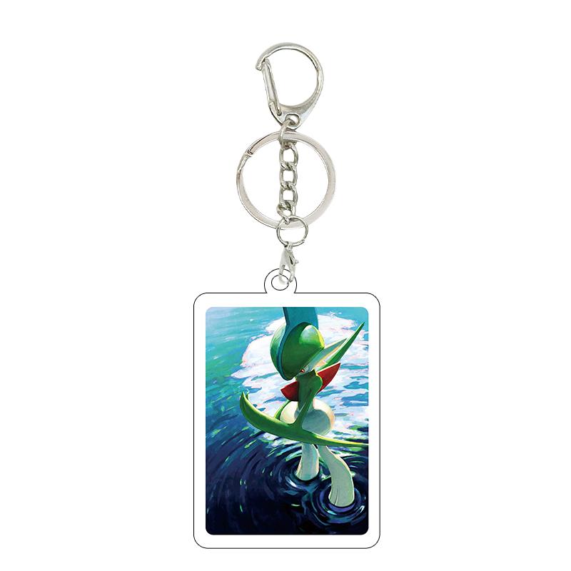 Ptcg Pocket 5cm Anime Fashion Squirtle Bulbasaur Psyduck Cartoon Diy Acrylic Action Keychain Backpack Pendant Accessories Charm