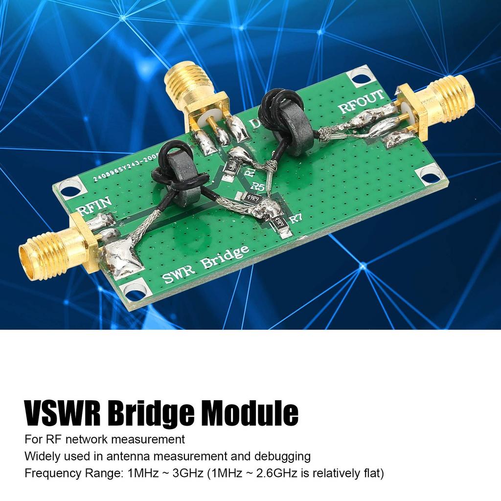 10‑3000MHz VSWR Bridge Module VSWR Detector Antenna Analyzer Reflective Bridge