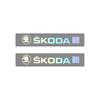 Vdrhn8 4Pcs Car Stickers, Window Wiper Decorative Stickers, Laser Waterproof, Suitable for Skoda Octavia   Kodiaya Kroya Kamia  Citigo