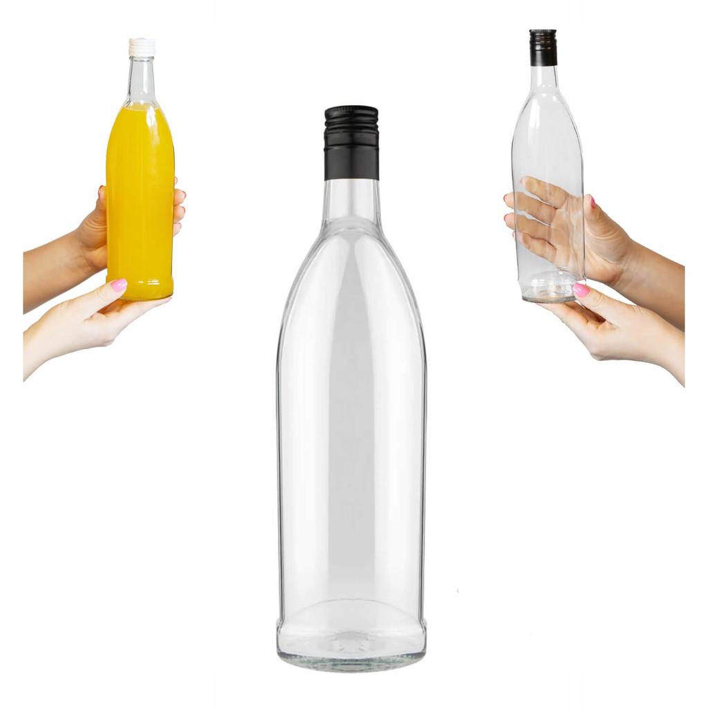 10X Szklane Butelki Iskra 500Ml Na Alkohol Sok Wino Nalewki - Domowe Wyroby