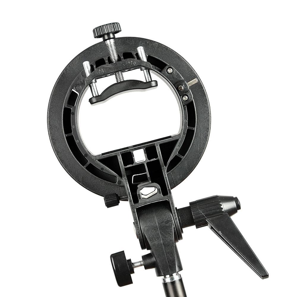 S Type Bracket Bowens Mount Holder for Speedlite Flash Snoot Softbox