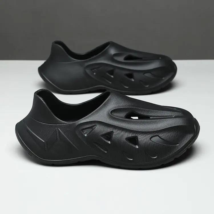 Sports Men's Sandal Hole Shoes Barefoot New Design 2025 Japanese Adult On Offer Eva Summer Daily Use Pvc Casual Styles Male Shoe