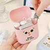 1PCS Multifunctional Data Cable Storage Box Portable Charger Lipstick Dust-proof Box Portable Mini Storage Box with Cover