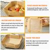 50/100Pcs Disposable Air Fryer Paper Liner Oil-proof Water-proof Paper Tray Non-Stick Baking Mat for Oven AirFryer Accessories