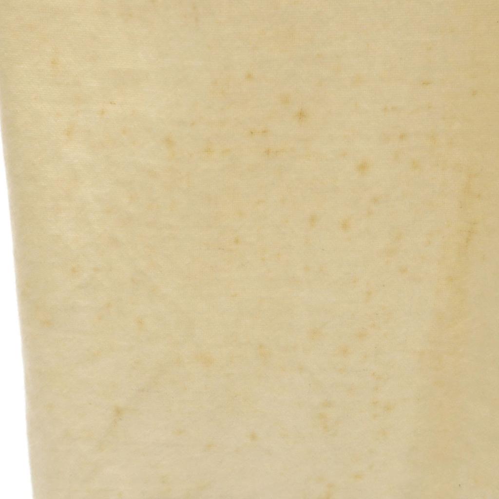 FRENCH ARMY 40s 50s Vintage No Sleeve V Neck Best 46 Beige Men's Used
