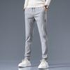 Ice-Silk Casual Trousers for Men Loose-Fit Summer New Style Slim-Fit Straight-Leg Trousers Men's Fashionable Versatile Sports Trousers