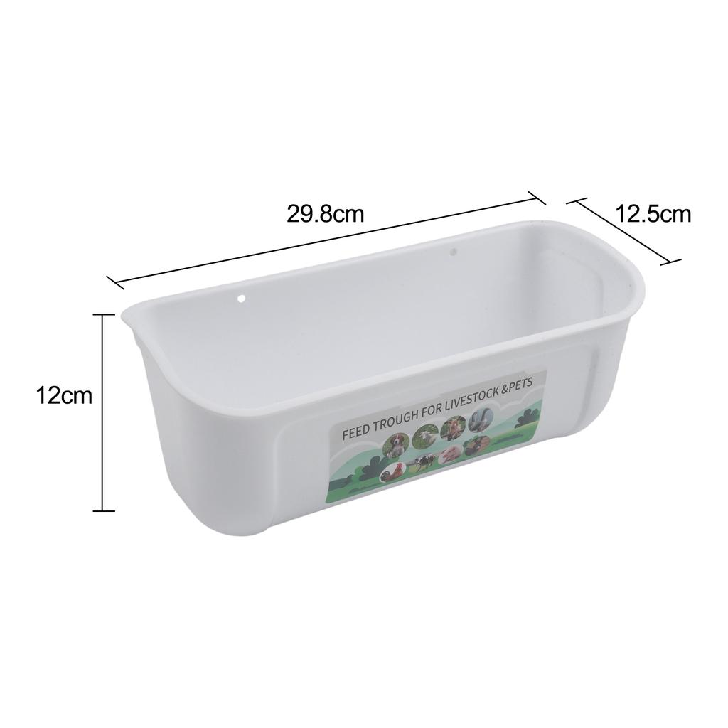 Chicken Feed Basin Hanging Feed Trough Easy To Clean Material Large Capacity Feeder Easy To Clean Poultry Feeder