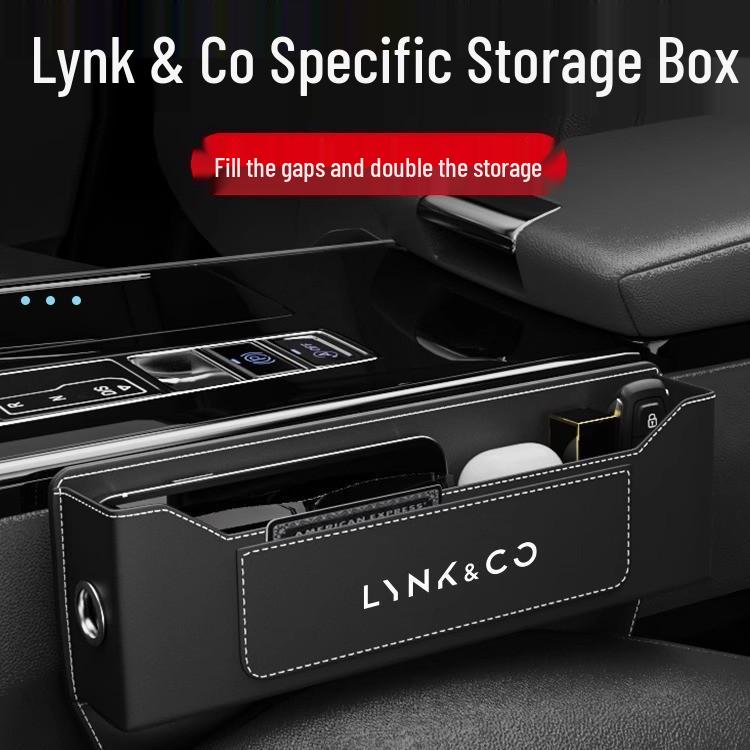 Compatible LYNK & CO Car Seat Gap Organizer 06/01/02/03/05/09 In-Car Storage Box
