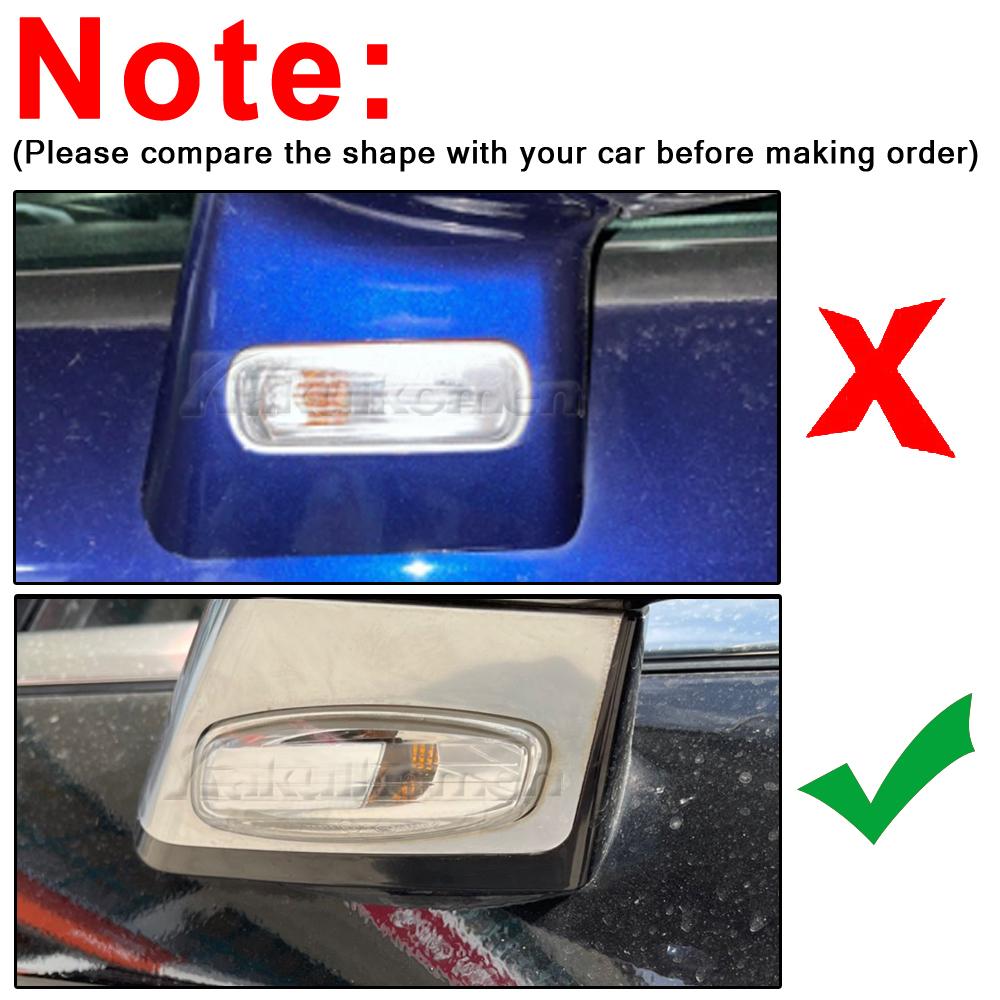 1 Pair For Citroen C3 C4 C5 DS3 DS4 For Peugeot 207 308 3008 5008 RCZ Dynamic LED Side Marker Lights Turn Signal Light Blinker