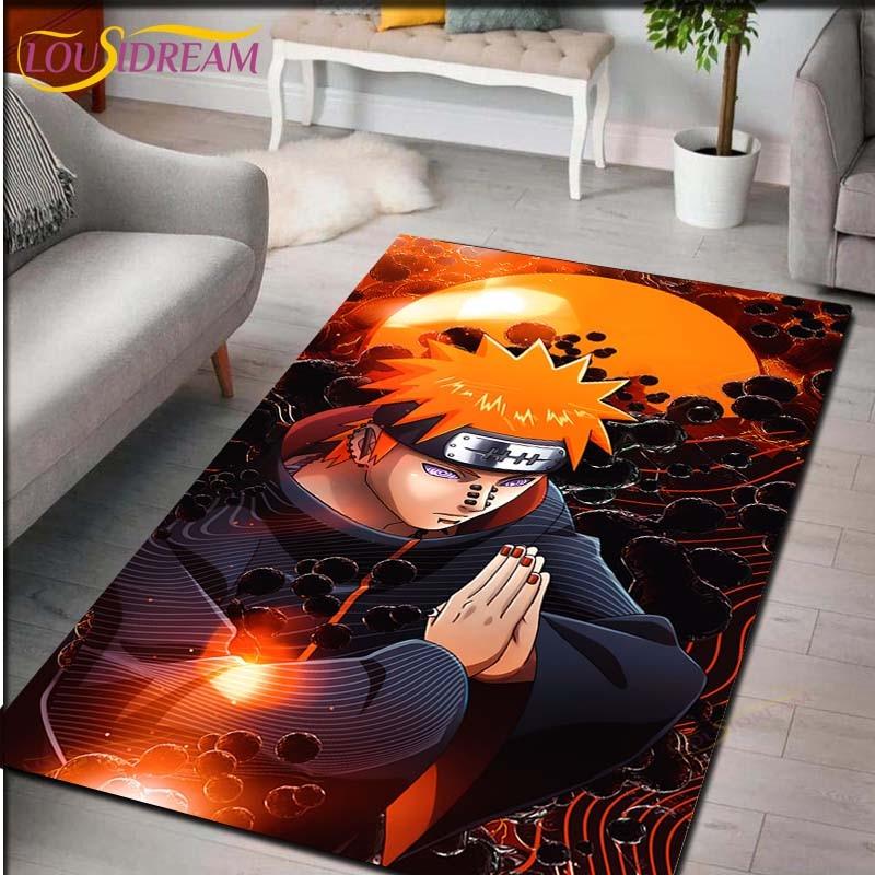 Naruto Anime Koberec Obývací pokoj Ložnice Koberec u postele Japonská studovna Počítačová židle Domácí Móda Podložka Koberec