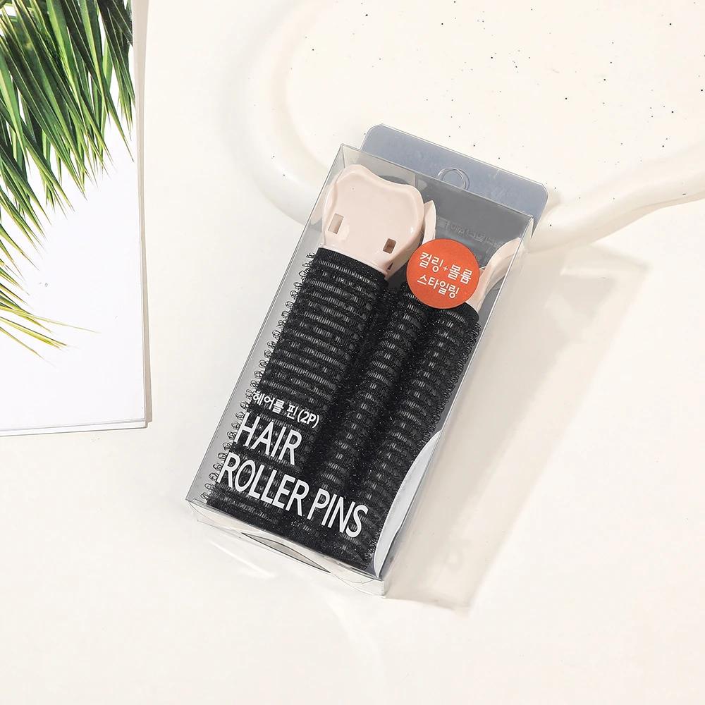 1/2/6pcs Hair Root Fluffy Clip Lazy Hair Edge Clip Women Top Styling Curling Barrel Portable Korean Bangs Side Clips Hair Roller
