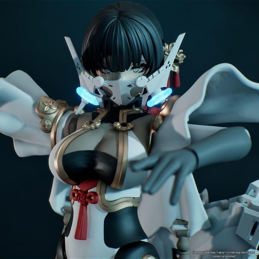 SF Cang Wan Ge: Saimana Mecha Girl 1:12 Movable Model - Twelve Wars Seven Days Camp