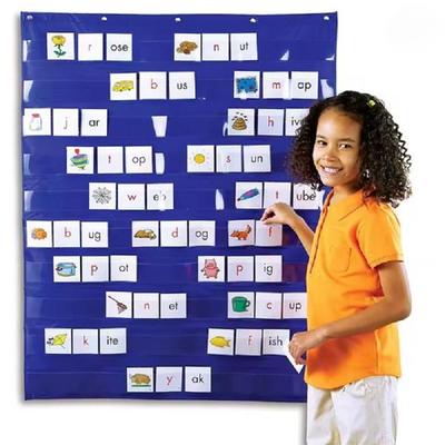 Learning Resources Standard Pocket Chart Education For Schedule Learning Storage Daily Chore Routin Board Teaching Tool Supplies