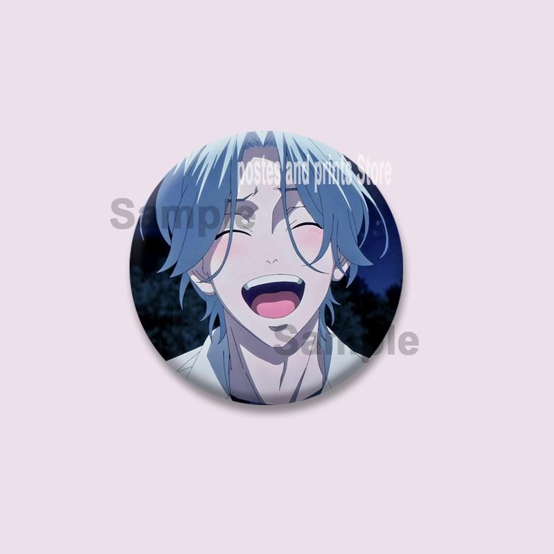 Cartoon Langa Hasegawa Reki Kyan Cosplay Badges Cute Anime SK8 Button Brooches On Backpack Manga Lapel Pins Jewelry Accesorios