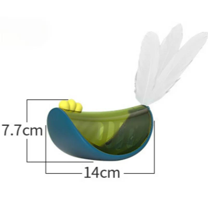 Interactive Leaky Food Cat Dog Toy Chicken Biomimetic Animal Toy Multifunctional Replaceable Feather Small Dog Toy Indoor Fun Companion Pet Supplies