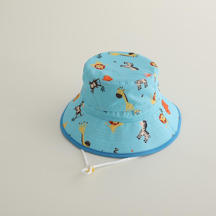 Children New Quick Drying Bucket Hats Summer Sunhat Kids Fishing Hat Sunshade Visor Boys Girls Outdoor Cute Cartoon Beach Cap