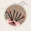 Cat Fishing Hanfu Hairpin Tassel Wooden Hair Stick Classical   for Women