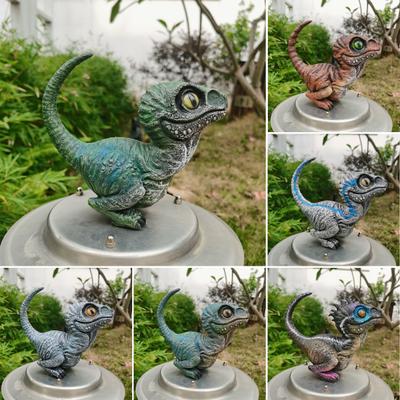 Realistic Dinosaur Figurine Resin Dinosaur Statue Weather-Resistant Outdoor Dinosaur Decoration Unique Gift for Kids