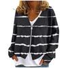 Womens Zip Up Sweaters Sweatshirts Long Sleeve Oversized Jackets Soft Casual Loose Tunic Tops