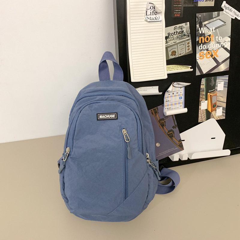

Simple casual breast bag women s trendy brand sports shoulder crossbody small backpack women s versatile large-capacity men s bag синий