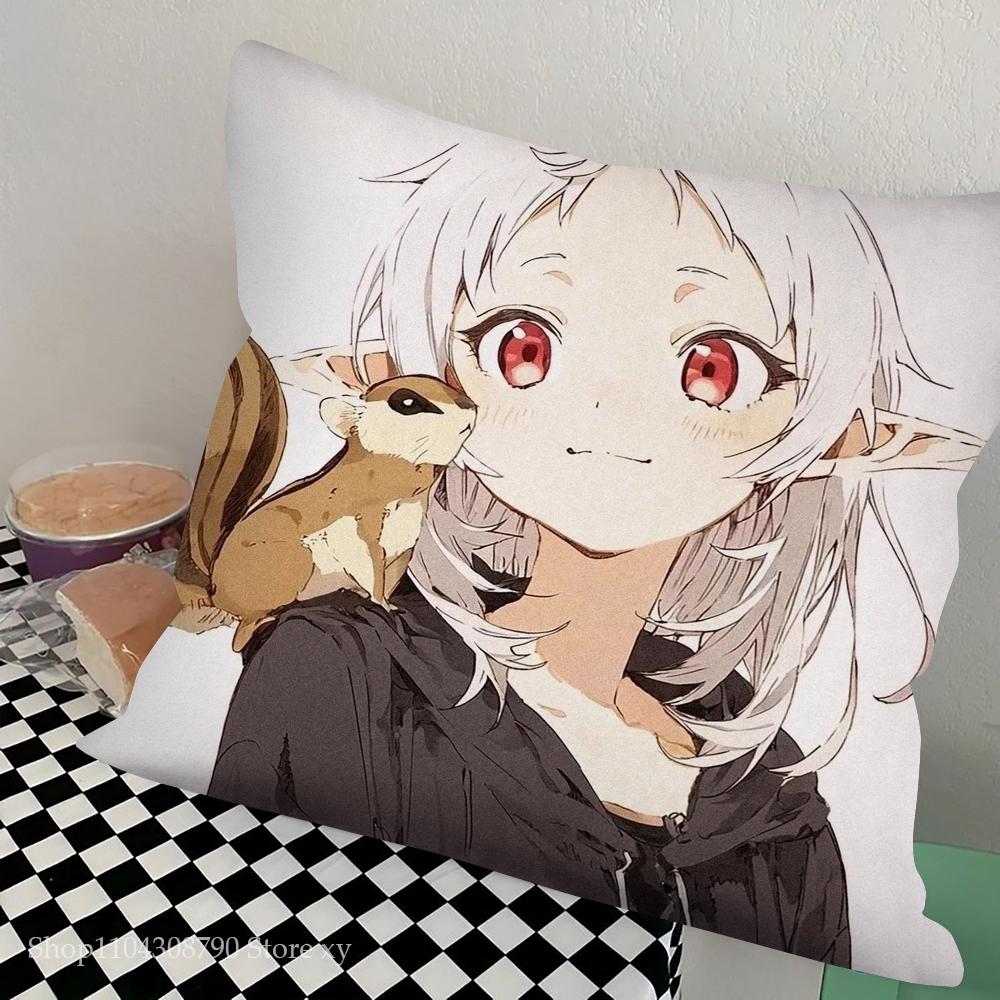 Сильфиетта Анимация J-Безработный R-Реинкарнация Наволочка Квадратная Подушка Спальня Диван Досуг Комфорт Гостиная Домашнее Украшение 16x16Inch