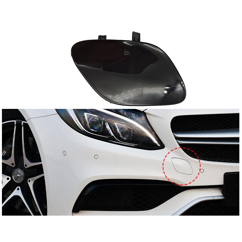 For Mercedes-Benz C-Class C63 Front Bumper Tow Cover W205 AMG Front Towing Hook Cover 2058851024 2015-