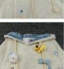 Hooded Spring and Autumn Embroidered Thin Cartoon Plus Velvet Thickened Trendy Student American Heavy Coat Loose Version Hoodie