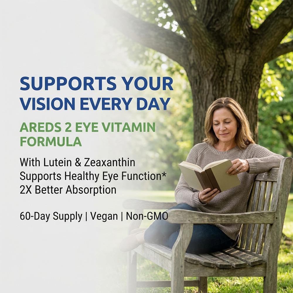 Lutein Dietary Supplement, With Zeaxanthin, Vitamin C, Vitamin E, Zinc, 120 Softgels