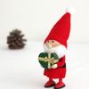 Nordica Nisse Christmas Wooden Doll Heartful Santa Green x Gold