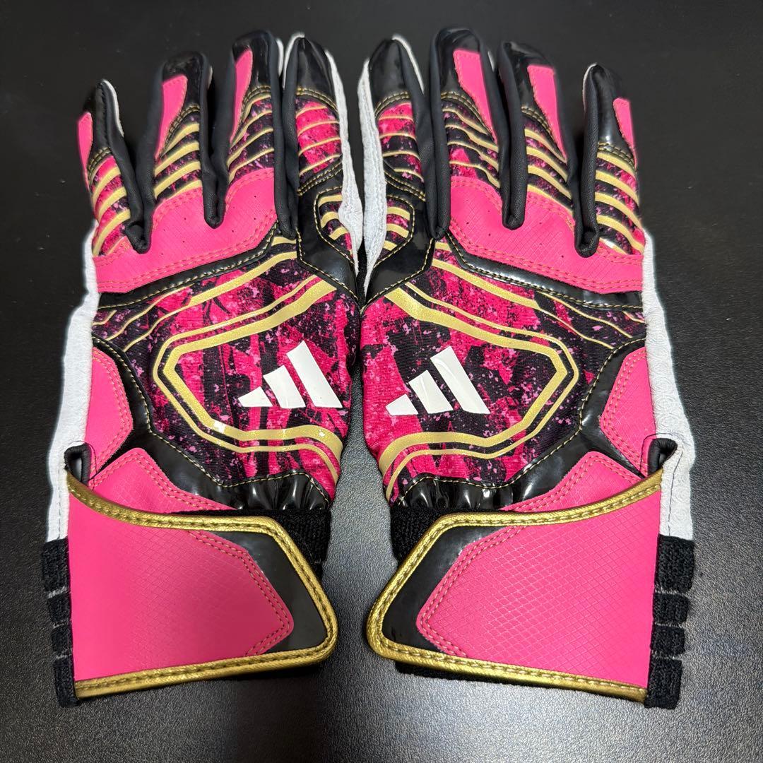 Used Adidas batting gloves for both hands size M